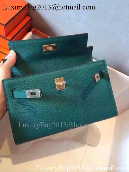 Hermes Kelly 22cm Tote Bag Original Leather KL22 Dark Green Hermes Kelly 22cm Tote Bag Original Leather KL22 Dark Green