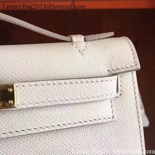 Hermes Kelly 22cm Tote Bag Original Leather KL22 White Hermes Kelly 22cm Tote Bag Original Leather KL22 White