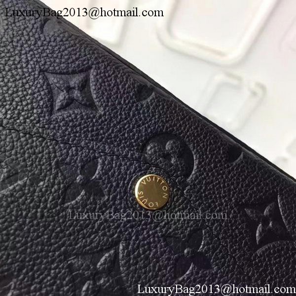 Louis Vuitton Monogram Empreinte POCHETTE FELICIE M64065 Black Louis Vuitton Monogram Empreinte POCHETTE FELICIE M64065 Black