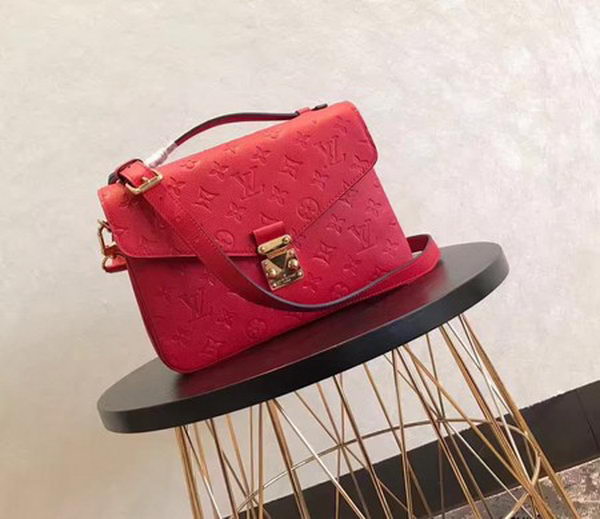 Louis Vuitton Monogram Empreinte POCHETTE METIS M41488 Red Louis Vuitton Monogram Empreinte POCHETTE METIS M41488 Red