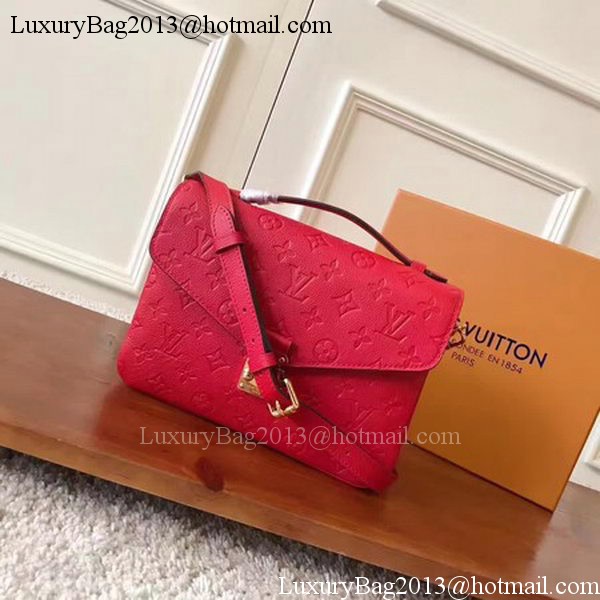 Louis Vuitton Monogram Empreinte POCHETTE METIS M41488 Red Louis Vuitton Monogram Empreinte POCHETTE METIS M41488 Red