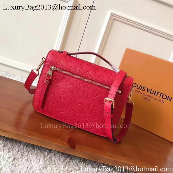 Louis Vuitton Monogram Empreinte POCHETTE METIS M41488 Red Louis Vuitton Monogram Empreinte POCHETTE METIS M41488 Red