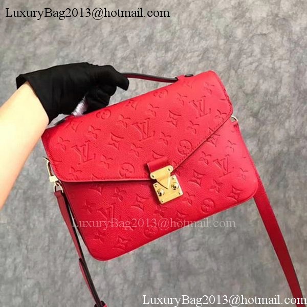 Louis Vuitton Monogram Empreinte POCHETTE METIS M41488 Red Louis Vuitton Monogram Empreinte POCHETTE METIS M41488 Red