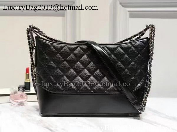 Chanel Medium Shoulder Bag Sheepskin Leather A93826 Black Chanel Medium Shoulder Bag Sheepskin Leather A93826 Black
