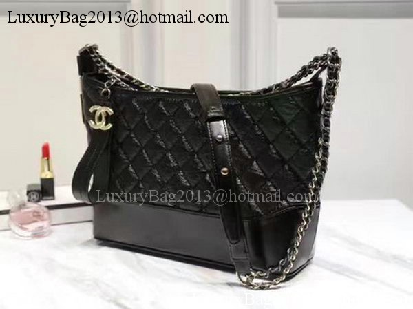 Chanel Medium Shoulder Bag Sheepskin Leather A93826 Black Chanel Medium Shoulder Bag Sheepskin Leather A93826 Black