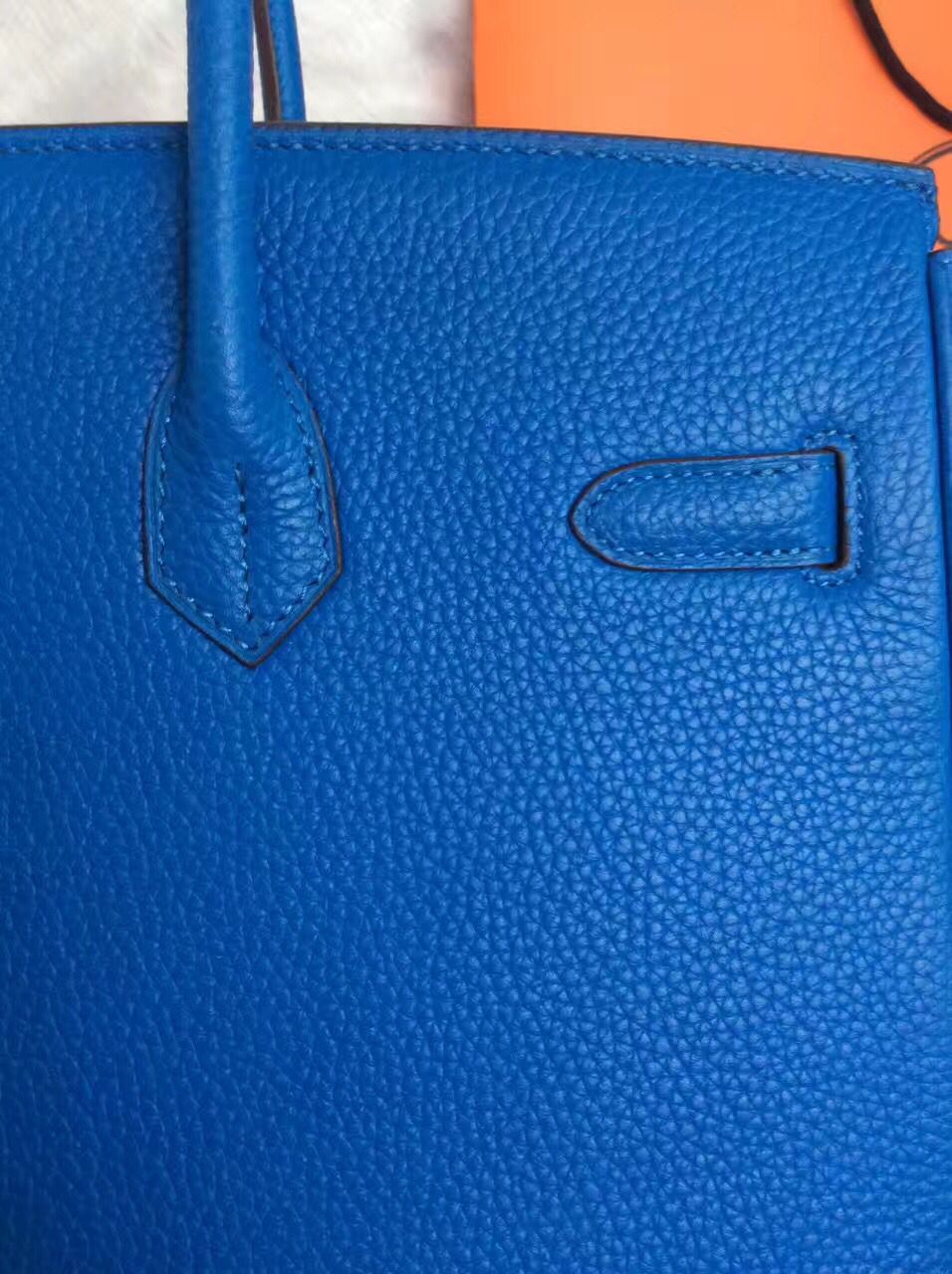 Hermes Birkin 30CM Tote Bag Blue Original Leather HB30 Glod Hermes Birkin 30CM Tote Bag Blue Original Leather HB30 Glod