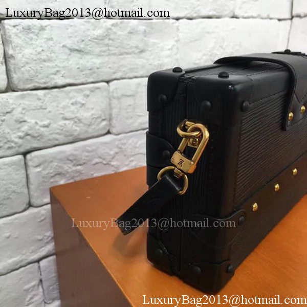 Louis Vuitton Epi Leather PETITE MALLE M54650 Black Louis Vuitton Epi Leather PETITE MALLE M54650 Black
