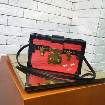 Louis Vuitton Epi Leather PETITE MALLE M54650 Red Louis Vuitton Epi Leather PETITE MALLE M54650 Red