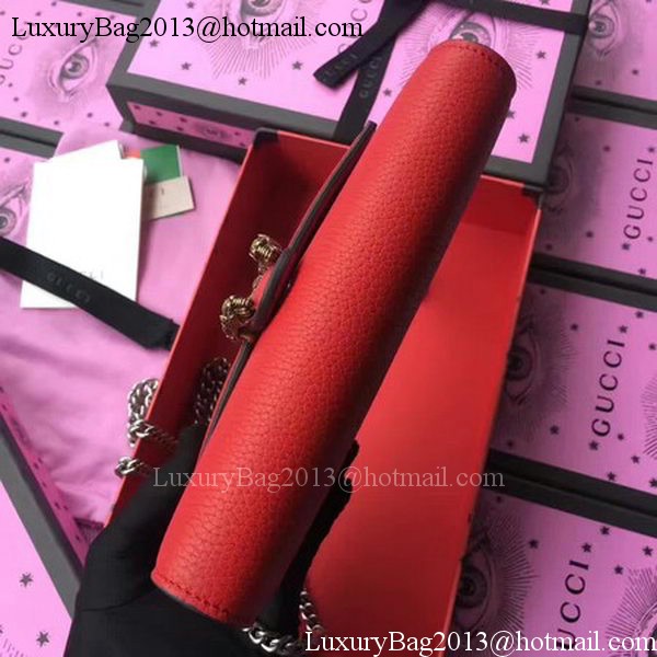 Gucci Dionysus Leather mini Chain Bag 401231 Red Gucci Dionysus Leather mini Chain Bag 401231 Red