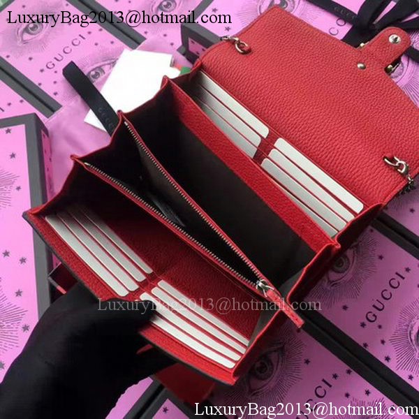 Gucci Dionysus Leather mini Chain Bag 401231 Red Gucci Dionysus Leather mini Chain Bag 401231 Red