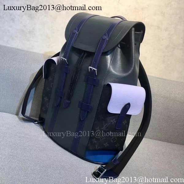 Louis Vuitton Epi Leather CHRISTOPHER PM Bag M58868 Black Louis Vuitton Epi Leather CHRISTOPHER PM Bag M58868 Black