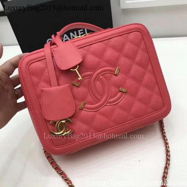 Chanel Shoulder Bag Original Calfskin Leather CHA1812 Red Chanel Shoulder Bag Original Calfskin Leather CHA1812 Red