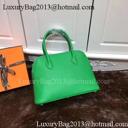 Hermes Bolide 31CM Calfskin Leather Tote Bag B3302 Green Hermes Bolide 31CM Calfskin Leather Tote Bag B3302 Green