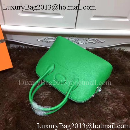 Hermes Bolide 31CM Calfskin Leather Tote Bag B3302 Green Hermes Bolide 31CM Calfskin Leather Tote Bag B3302 Green