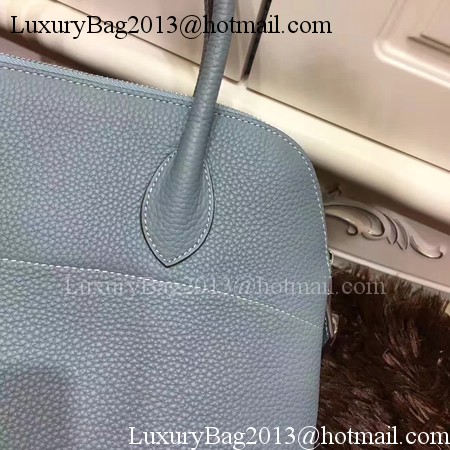 Hermes Bolide 31CM Calfskin Leather Tote Bag B3302 Light Blue Hermes Bolide 31CM Calfskin Leather Tote Bag B3302 Light Blue