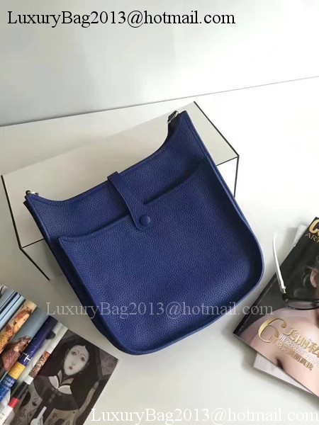 Hermes Evelyne 30cm Messenger Bag E3301 Blue Hermes Evelyne 30cm Messenger Bag E3301 Blue