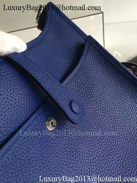 Hermes Evelyne 30cm Messenger Bag E3301 Blue Hermes Evelyne 30cm Messenger Bag E3301 Blue