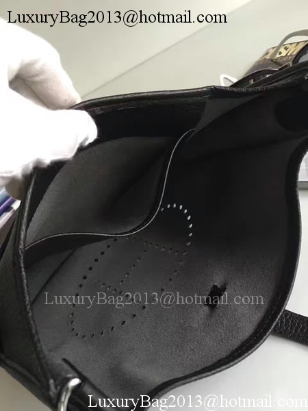 Hermes Evelyne 30cm Messenger Bag E3301 Dark Brown