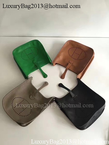 Hermes Evelyne 30cm Messenger Bag E3301 Green Hermes Evelyne 30cm Messenger Bag E3301 Green