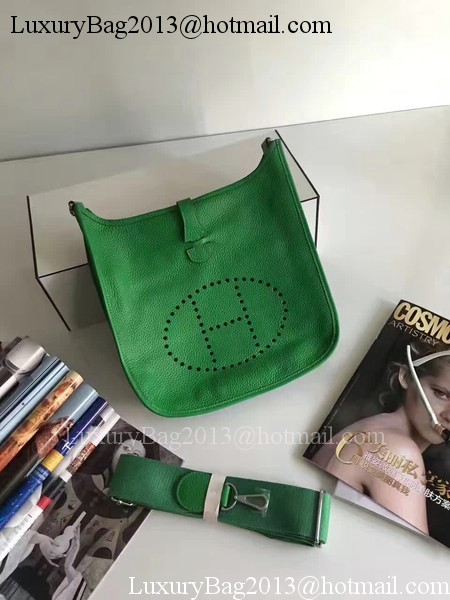 Hermes Evelyne 30cm Messenger Bag E3301 Green Hermes Evelyne 30cm Messenger Bag E3301 Green