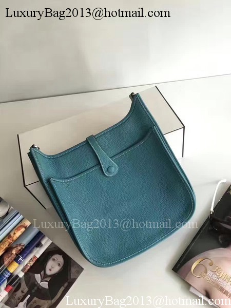 Hermes Evelyne 30cm Messenger Bag E3301 Light Blue Hermes Evelyne 30cm Messenger Bag E3301 Light Blue