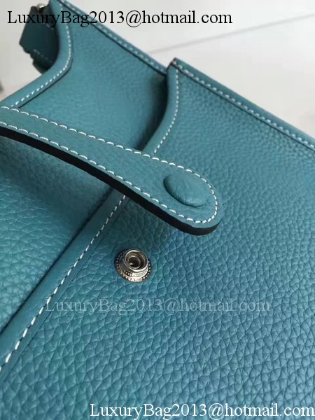 Hermes Evelyne 30cm Messenger Bag E3301 Light Blue Hermes Evelyne 30cm Messenger Bag E3301 Light Blue