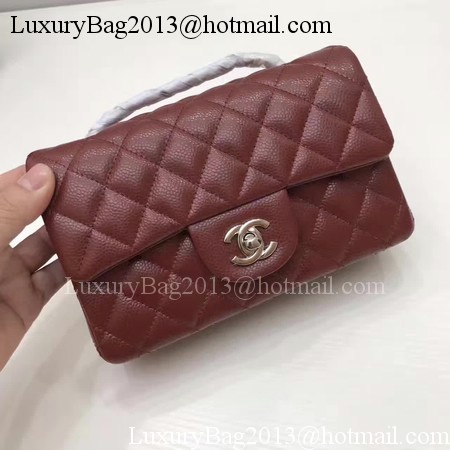 Chanel 2.55 Series Flap Bags Original Cannage Pattern A1112 Wine Chanel 2.55 Series Flap Bags Original Cannage Pattern A1112 Wine