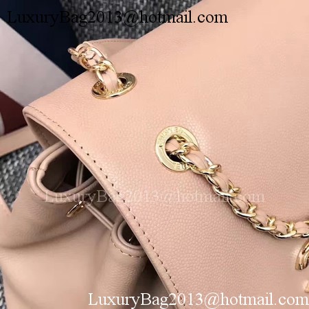 Chanel Original Leather Backpack CHA2590 Apricot Chanel Original Leather Backpack CHA2590 Apricot