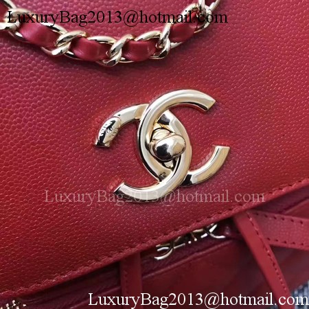Chanel Original Leather Backpack CHA2590 Red Chanel Original Leather Backpack CHA2590 Red