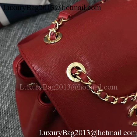 Chanel Original Leather Backpack CHA2590 Red Chanel Original Leather Backpack CHA2590 Red