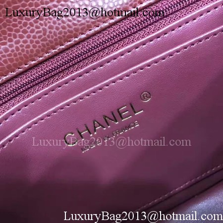 Chanel mini Classic Flap Bag Original Cannage Pattern A1116 Wine Chanel mini Classic Flap Bag Original Cannage Pattern A1116 Wine