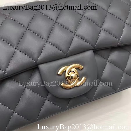 Chanel mini Classic Flap Bag Original Sheepskin Leather A1116 Grey Chanel mini Classic Flap Bag Original Sheepskin Leather A1116 Grey