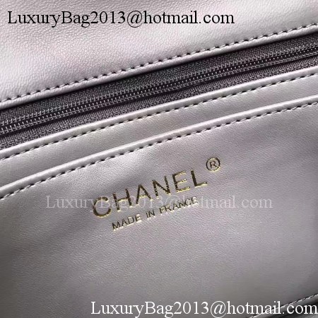 Chanel mini Classic Flap Bag Original Sheepskin Leather A1116 Grey Chanel mini Classic Flap Bag Original Sheepskin Leather A1116 Grey