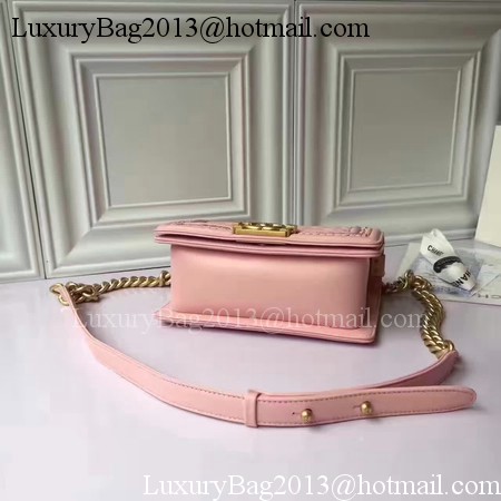 Boy Chanel Flap Shoulder Bag Sheepskin Leather A67085E Pink Boy Chanel Flap Shoulder Bag Sheepskin Leather A67085E Pink
