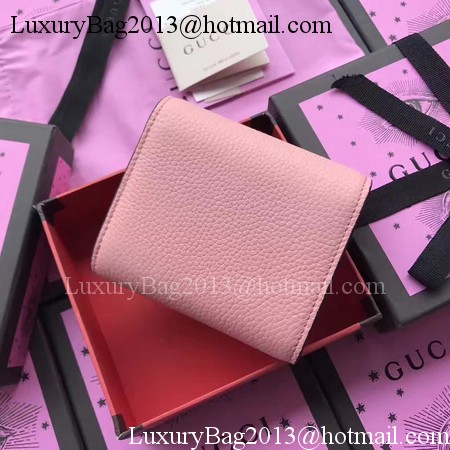 Gucci Calfskin Leather Padlock Wallet 453155 Pink Gucci Calfskin Leather Padlock Wallet 453155 Pink