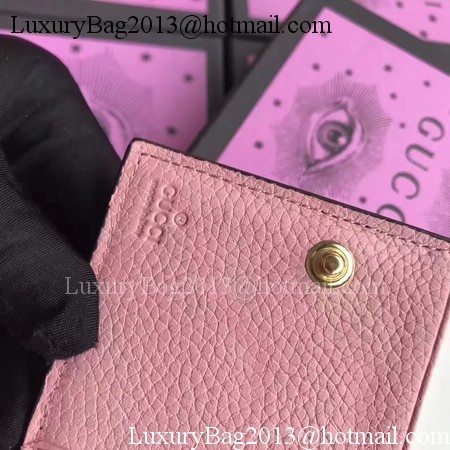 Gucci Calfskin Leather Padlock Wallet 453155 Pink Gucci Calfskin Leather Padlock Wallet 453155 Pink
