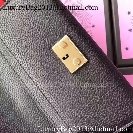 Gucci Padlock Continental Wallet Calfskin Leather 453506 Black Gucci Padlock Continental Wallet Calfskin Leather 453506 Black