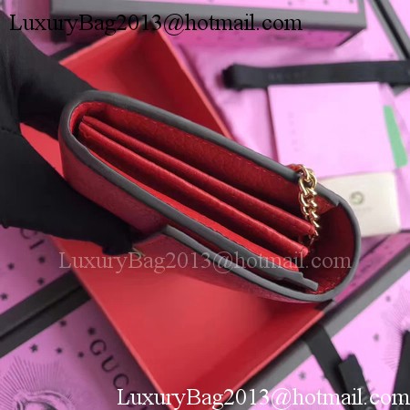 Gucci Padlock Continental Wallet Calfskin Leather 453506 Red Gucci Padlock Continental Wallet Calfskin Leather 453506 Red