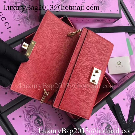 Gucci Padlock Continental Wallet Calfskin Leather 453506 Red Gucci Padlock Continental Wallet Calfskin Leather 453506 Red