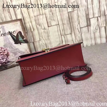 Gucci Sylvie Leather Top Handle Bag 431665 Red Gucci Sylvie Leather Top Handle Bag 431665 Red