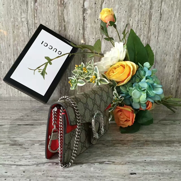 Gucci Dionysus GG Supreme Mini Shoulder Bag 476432 Red Gucci Dionysus GG Supreme Mini Shoulder Bag 476432 Red