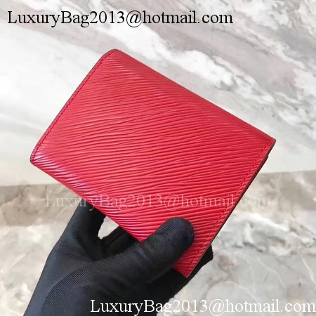 Louis Vuitton Epi Leather TWIST COMPACT WALLET M64414 Red Louis Vuitton Epi Leather TWIST COMPACT WALLET M64414 Red
