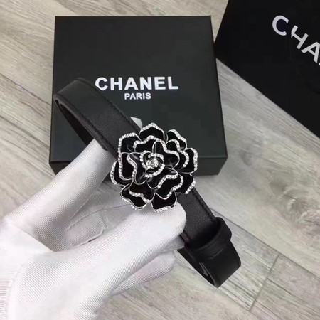 Chanel 20mm Leather Belt CH0801 Black Chanel 20mm Leather Belt CH0801 Black