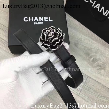 Chanel 20mm Leather Belt CH0801 Black Chanel 20mm Leather Belt CH0801 Black