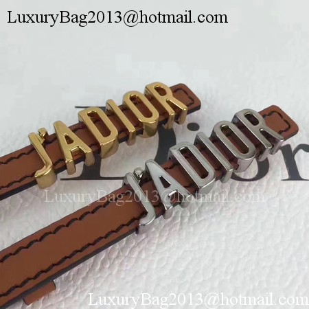 Dior 30mm Leather Belt CD2366 Brown Dior 30mm Leather Belt CD2366 Brown