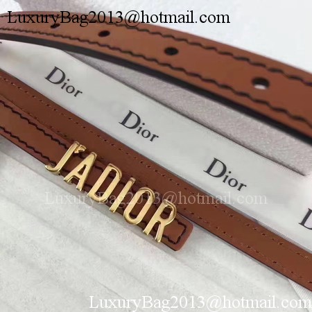Dior 30mm Leather Belt CD2366 Brown Dior 30mm Leather Belt CD2366 Brown