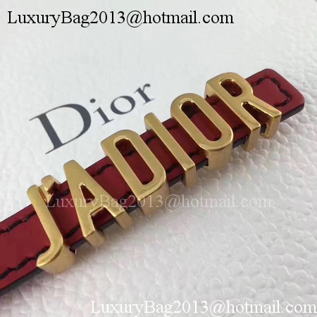 Dior 30mm Leather Belt CD2366 Red Dior 30mm Leather Belt CD2366 Red