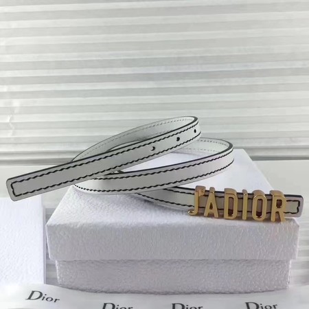 Dior 30mm Leather Belt CD2366 White Dior 30mm Leather Belt CD2366 White