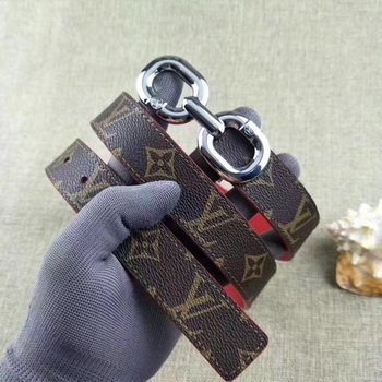 Louis Vuitton 30mm Brown Leather Belt M4226 Silver Louis Vuitton 30mm Brown Leather Belt M4226 Silver