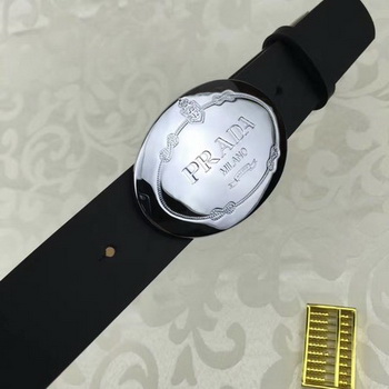 Prada Leather Belt PD0803 Black Prada Leather Belt PD0803 Black